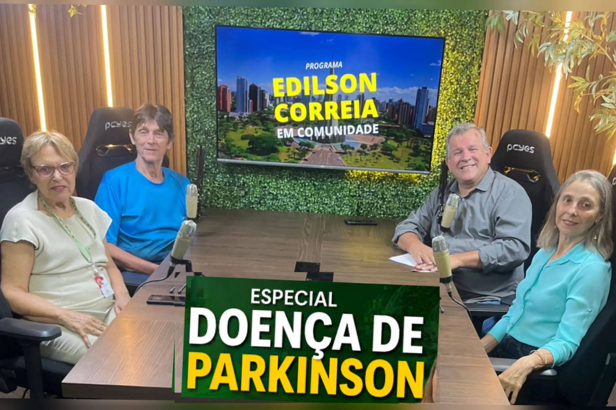 Especial Parkinson: programa “Edilson Correia Em Comunidade” debate desafios, cuidados e inclusão