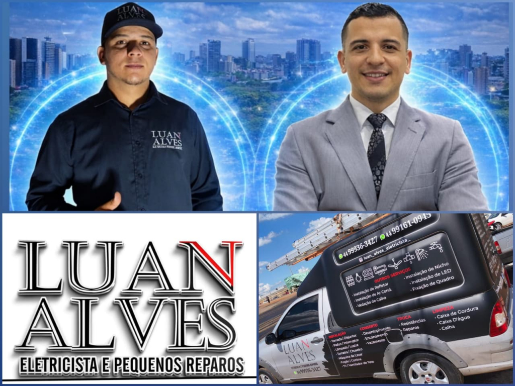 Os entrevistados serão o eletricista e especialista em pequenos reparos Luan Alves e o representante de materiais elétricos Davi Samuel Moura de Azevedo.