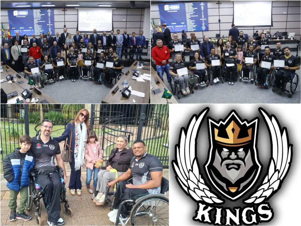 Na manhã desta quinta-feira, 21 de maio, a Câmara Municipal de Maringá realizou uma homenagem especial aos atletas da Kings, equipe que se tornou referência no paradesporto brasileiro.