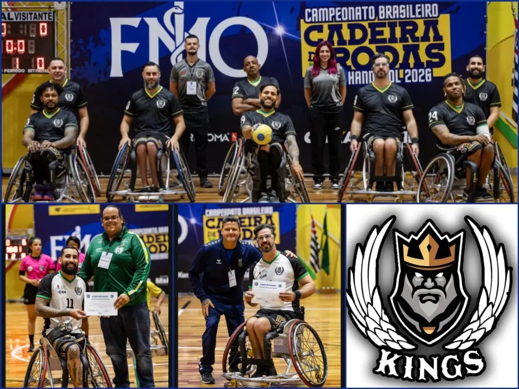 O Kings de Maringá encerrou sua participação no Campeonato Brasileiro de Handebol em Cadeira de Rodas (HCR4A) com uma campanha memorável. A equipe conquistou o vice-campeonato no dia 11 de junho, no Centro de Treinamento Paralímpico Brasileiro, em São Paulo.