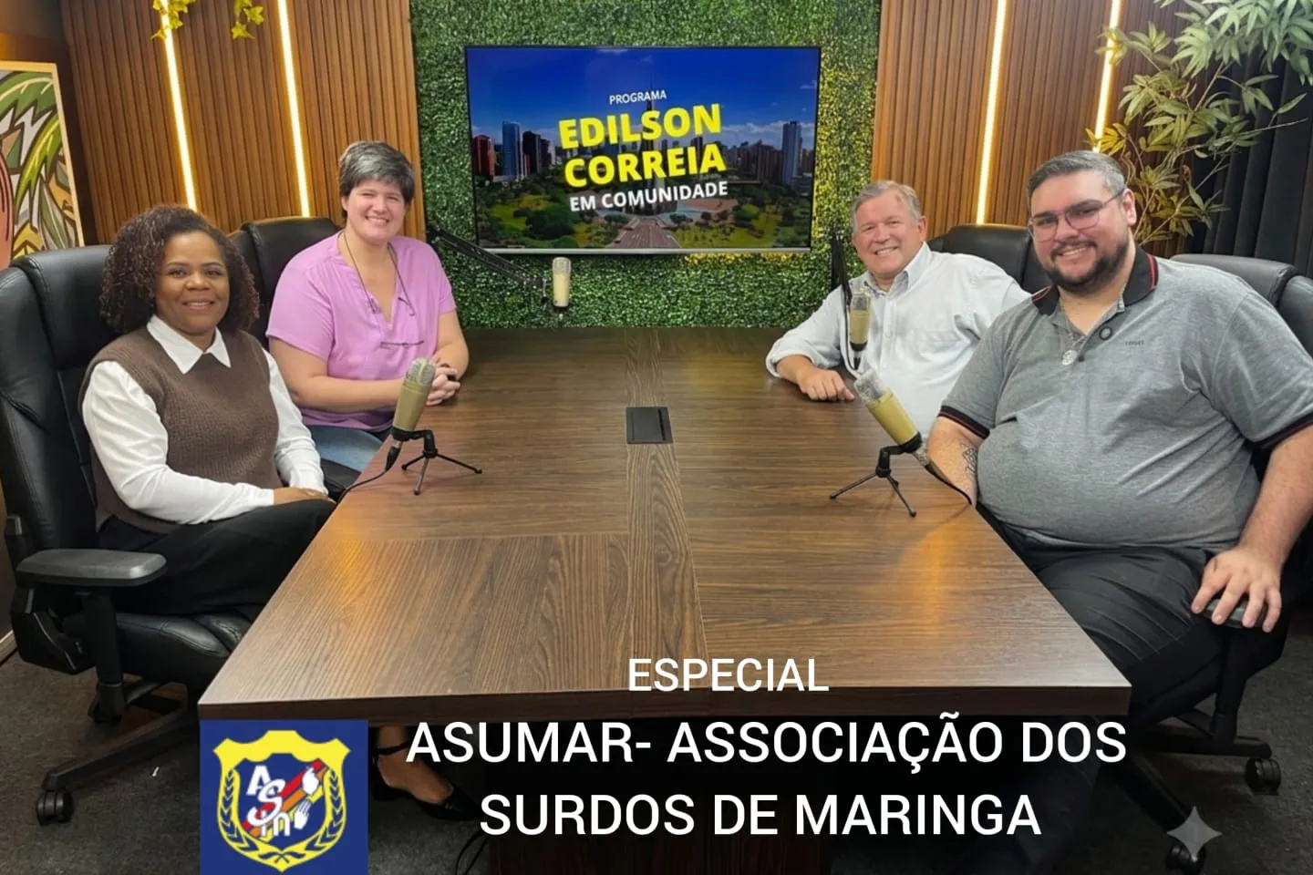 Programa "Edilson Correia em Comunidade" destaca inclusão e os desafios da comunidade surda em Maringá