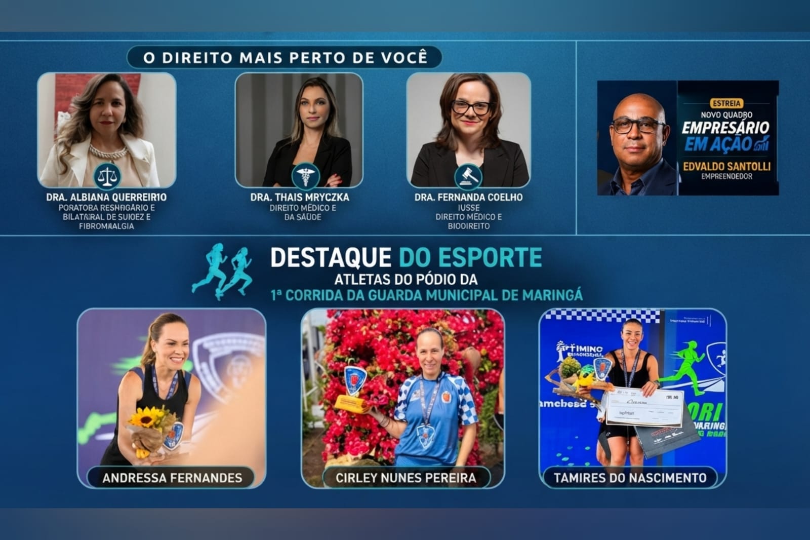 Programa Edilson Correia Em Comunidade destaca direito, empreendedorismo e esporte