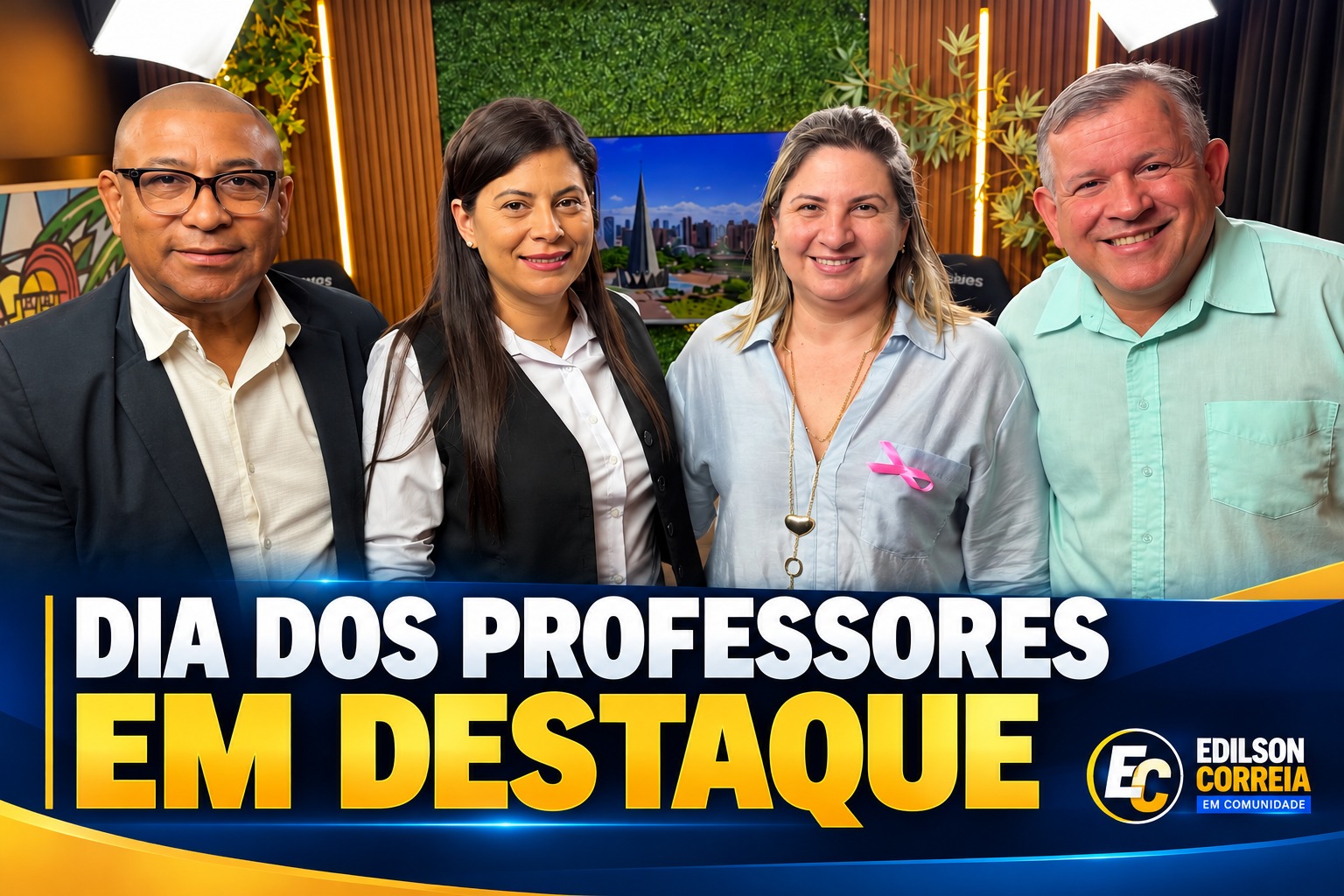Dia dos Professores é destaque no programa Edilson Correia Em Comunidade