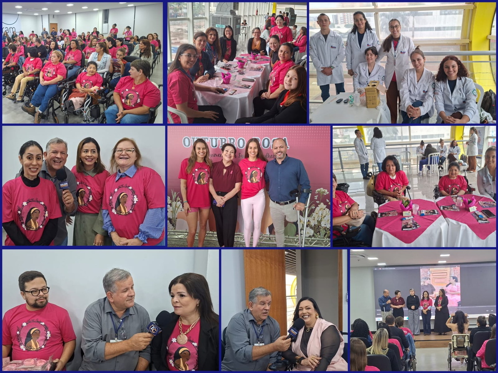 Evento promovido pela Prefeitura durante o Outubro Rosa reuniu mais de 50 pessoas com palestras, orientações de saúde, música e valorização da autoestima
